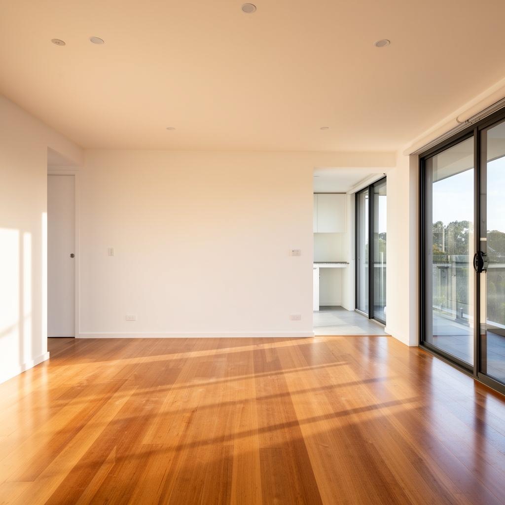 Empty apartment after vacate clean